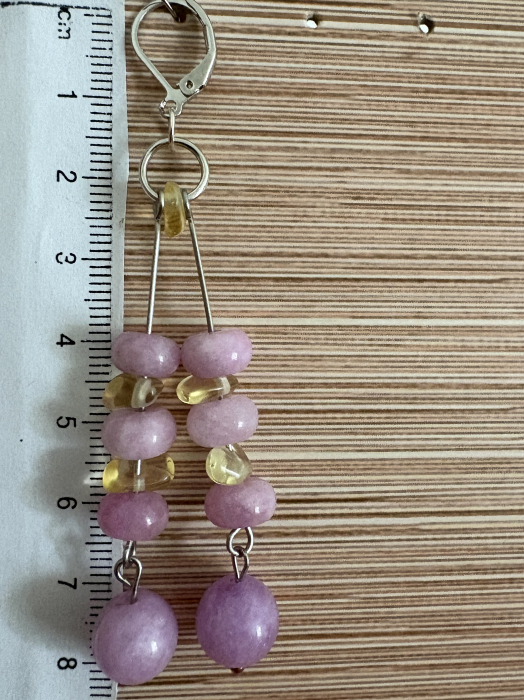 cercei ametist liliac citrin [4]