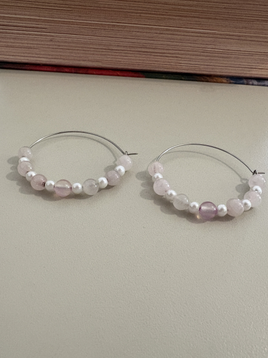 cercei cuart roz hoops [2]