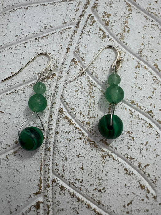 Cercei Jad & Aventurin – Cm167 - Echilibru, Protecție și Energie Pozitivă [3]