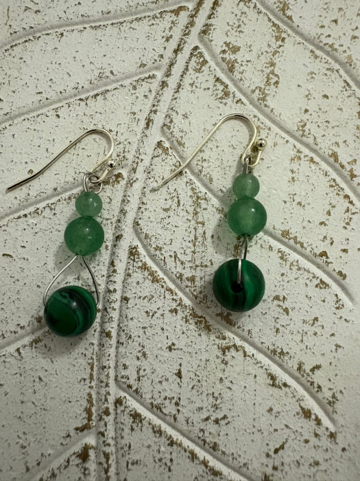 Cercei Jad & Aventurin – Cm167 - Echilibru, Protecție și Energie Pozitivă [1]