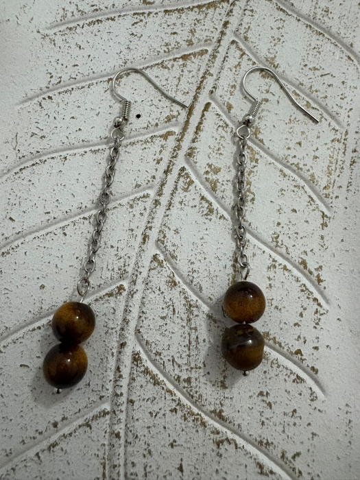 Cercei Ochi de Tigru - Cm169 - forta interioara si incredere [1]