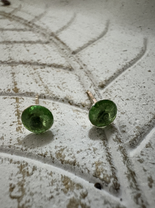 Cercei Peridot Rivoli Preciosa Swarovski – Argint 925 [3]