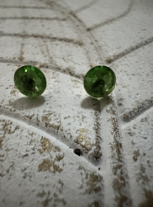 Cercei Peridot Rivoli Preciosa Swarovski – Oțel Inoxidabil [2]