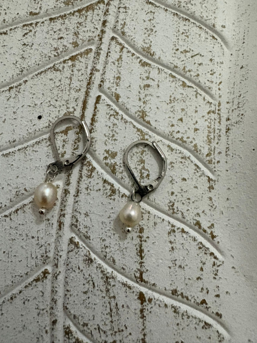 Cercei Perle naturale de cultura [3]