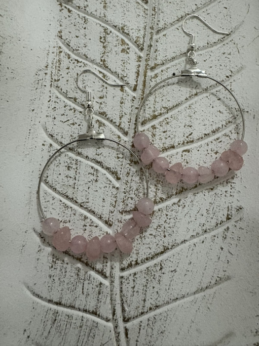 Cercei Cuarț Roz Natural CM127.3 [2]