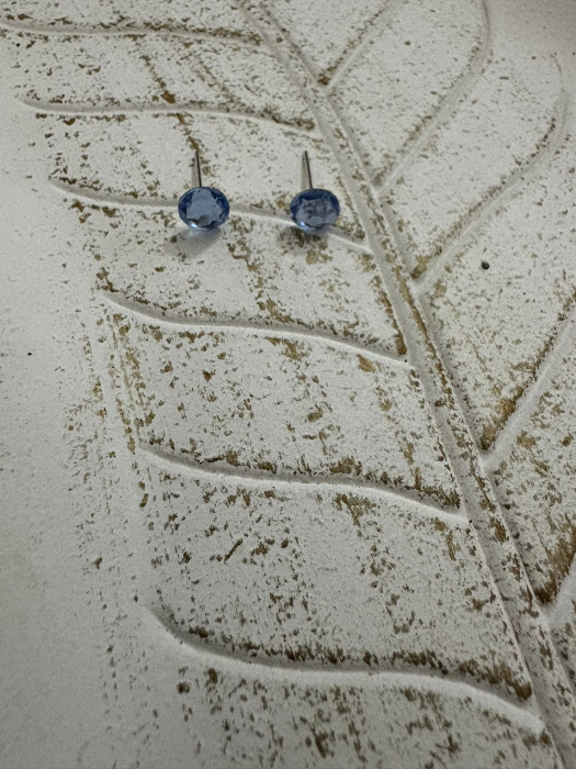 Cercei SWAROVSKI PRECIOSA Rivoli Aqua Bohemica (6 mm, argint)  – SWA01  [3]