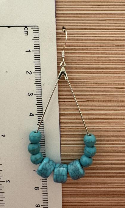 Cercei Turcoaz Design Geometric [4]