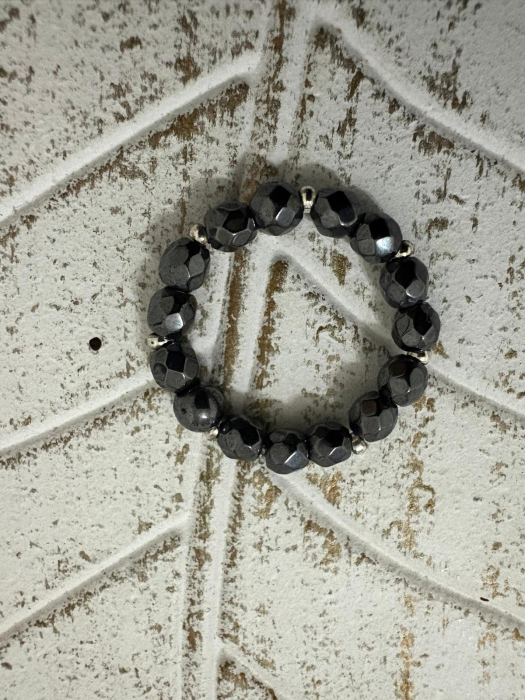 Inel Hematit Fațetat & Argint 925 [3]