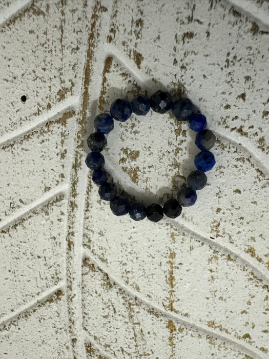 Inel Lapis Lazuli Fațetat [4]