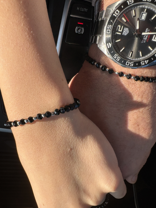 Set el și ea Cristale și Argint 925 – bijuterii cuplu handmade [7]