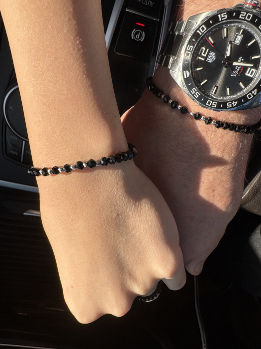 Set el și ea Cristale și Argint 925 – bijuterii cuplu handmade [6]