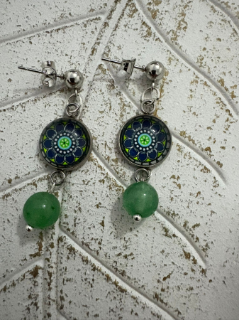 cercei-aventurin-cabochon-mandala-cm163 [3]