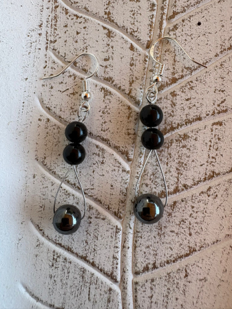 ⚫ CERCEI CU ONIX ȘI HEMATIT [1]