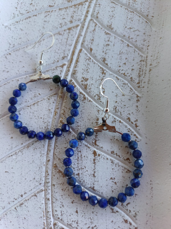 Lapis lazuli - Cercei magici lapis lazuli