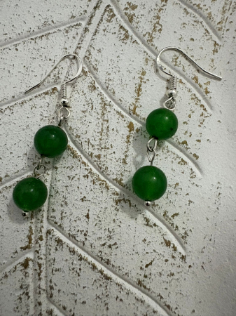  Cercei Jad Naturali –Cm165- Echilibru și Noroc [3]