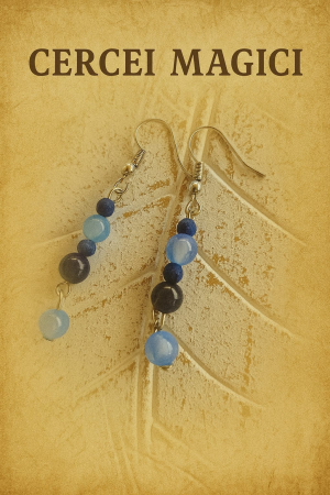 Cercei Agat Albastru si Lapis Lazuli [1]