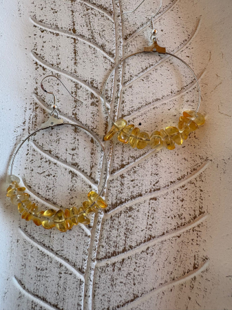 3. Chakra Plexului Solar - Centrul Identitatii Personale - Manipura - CERCEI CU CITRIN