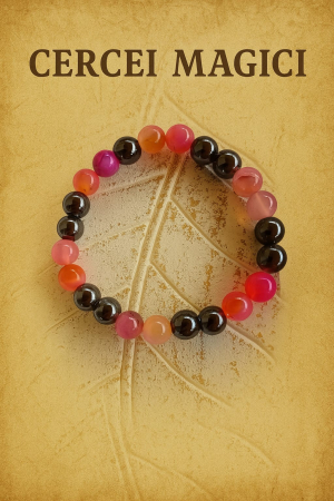 Bratara Agat roz si Hematit - echilibru si putere [2]