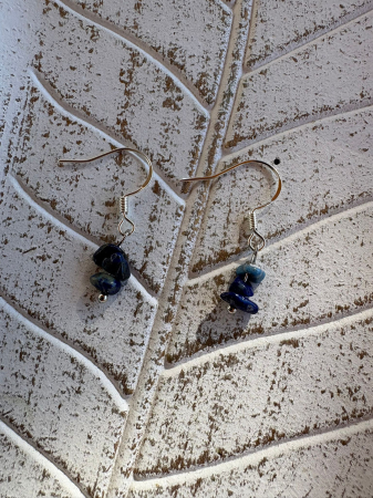 Cercei handmade scurți din Lapis Lazuli – protecție și claritate [1]