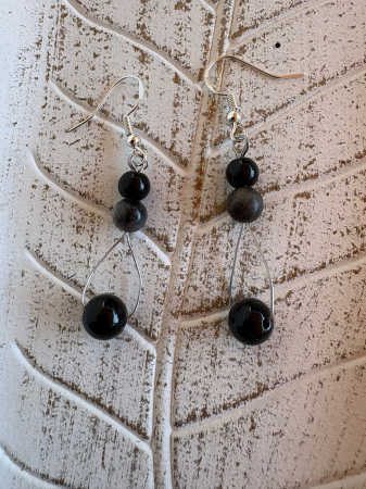 Onix - CERCEI CU ONIX ȘI LABRADORIT 