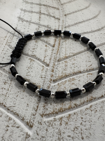 Brățară Cristale Cilindrice Fațetate și Argint 925 – claritate și stabilitate [3]