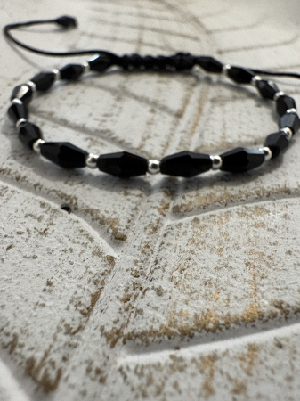 Produse - Brățară Cristale Conice Fațetate și Argint 925 – echilibru energetic