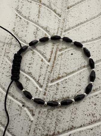 Brățară Cristale Conice Fațetate și Argint 925 – echilibru energetic [3]