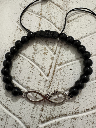 Brățară EL din onix – infinit - protecție, stabilitate [3]