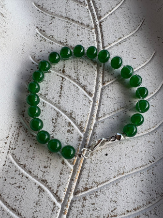4. Chakra Inimii - Centrul Echilibrului – Anahata - Brățară Jad Verde – energie calmă, echilibru & prospețime