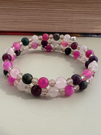 bratara agat cuart rubin