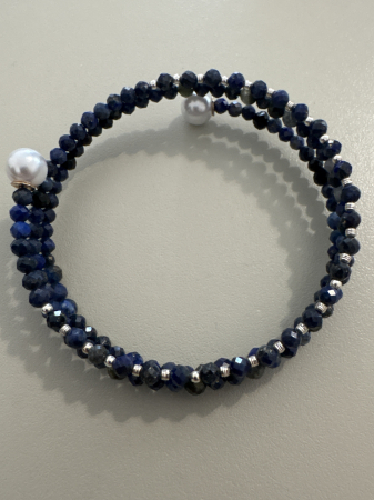 bratara lapis lazuli argint