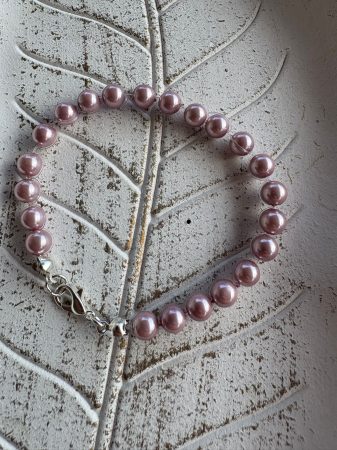 Perle - Brățară Perle Roz Mallorca cu Elemente din Argint – Eleganță Delicată & Rafinament Feminin