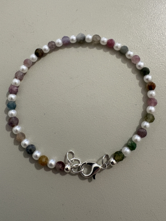Brățară turmalină și perle [1]
