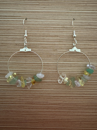 Cercul prosperității – Cercei cu Citrin, Aventurin și Ametist [1]