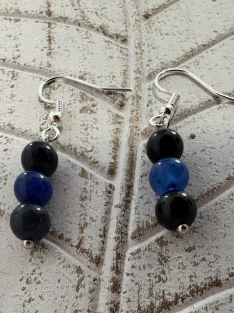 Cercei Agat albastru [2]