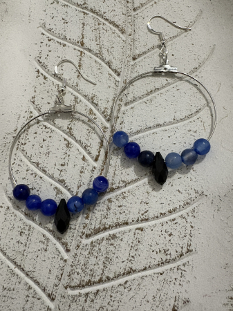 Cercei Agat Albastru [1]