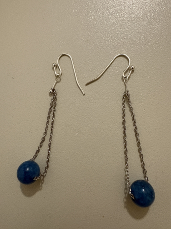 Cercei apatit lanț albastru [2]