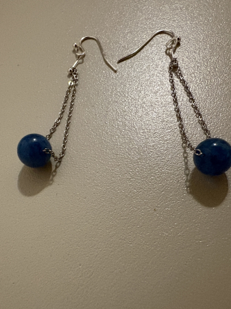 Cercei apatit lanț albastru [1]
