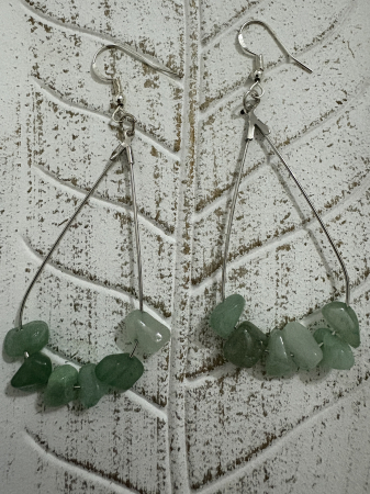 Culoare - Cercei Aventurin noroc, liniște și abundență.