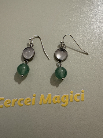 cercei aventurin cuart roz [1]