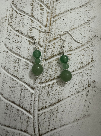 Aventurin Verde - Cercei Aventurin Verde – Energie, Noroc și Echilibru | Cercei Magici