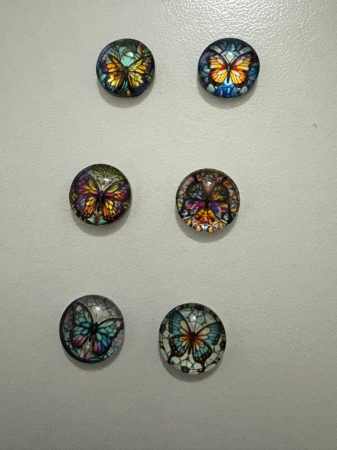 Cercei Cabochon – Aripi de Culoare [4]