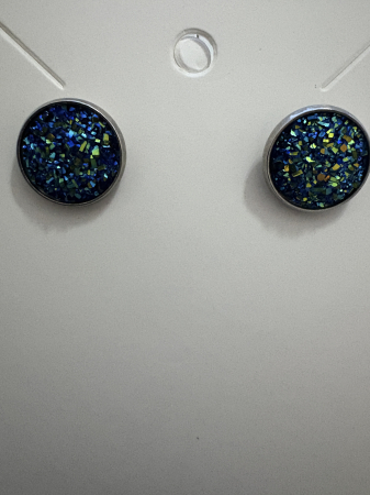 Cercei Cabochon  Black [2]