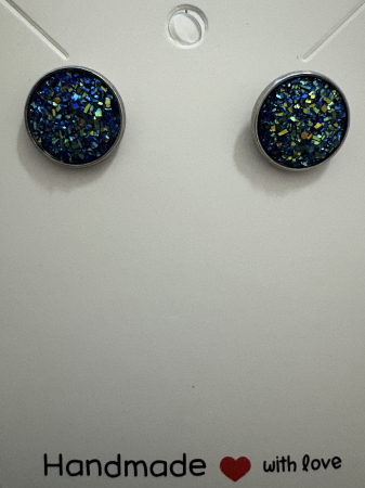 Stralucire - Cercei Cabochon  Black