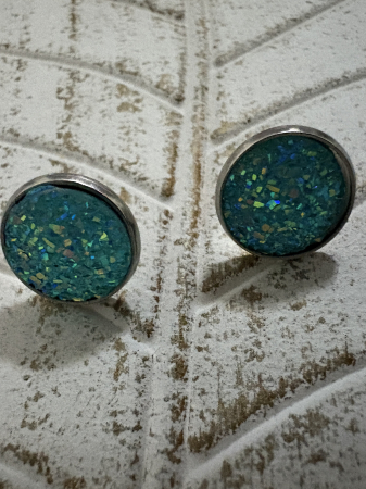 Cercei Cabochon  Blue [3]
