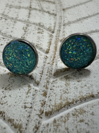Cercei Cabochon  Blue [2]