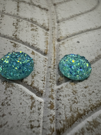 Culoare - Cercei Cabochon  Blue