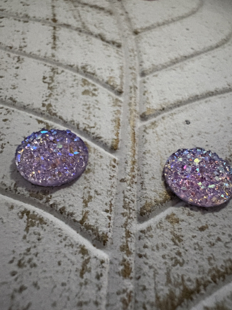 Cercei Cabochon  Purple [1]