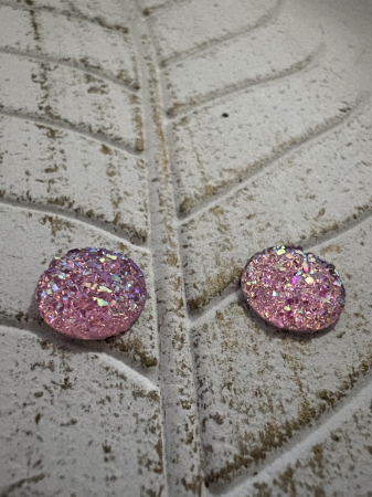 Culoare - Cercei Cabochon  Rose