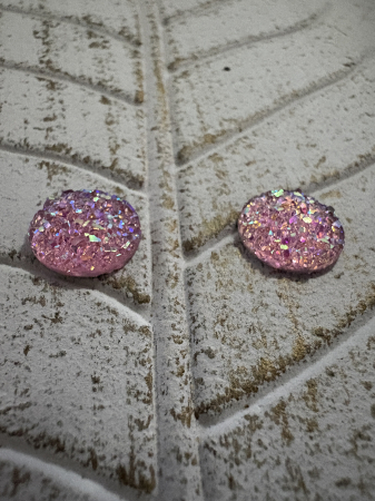 Cercei Cabochon  Rose [1]